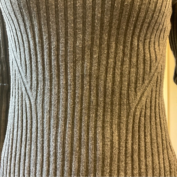 Cowl Neck Sweater, gray, soft, stretchy for multi size fit, w/ sunscreen, Sz S - Picture 8 of 8
